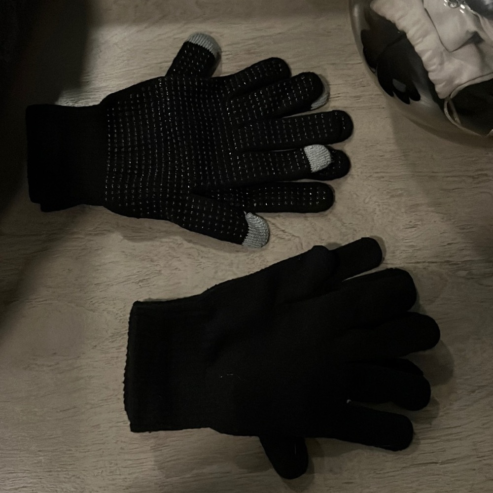 Two Pairs of Black Gloves